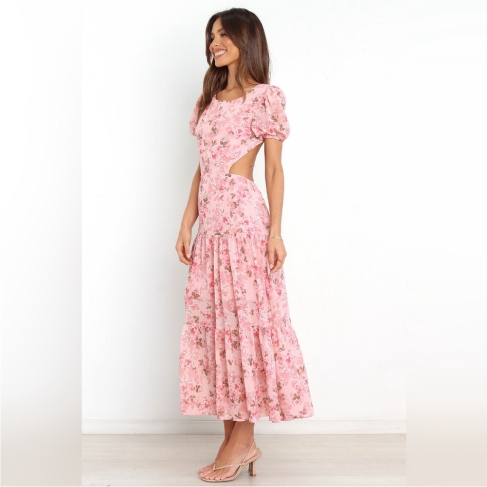 Petal & Pup Floral Pink Maxi Dress - Picture 2 of 7